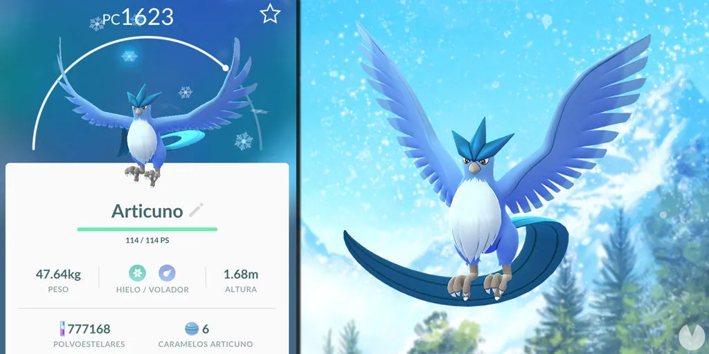 capturando a Articuno de Galar #pokemongo #pokemontiktok #pokemoncomm