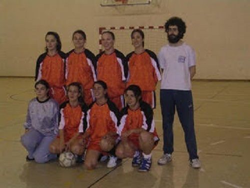 Nafria fue entrenador de un equipo de fútbol sala femenino.