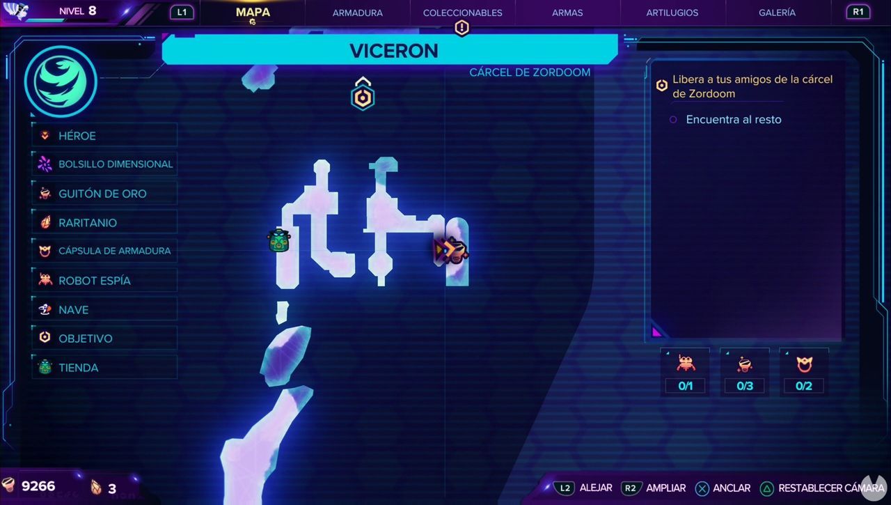 Viceron en Ratchet & Clank Una dimensión aparte al 100