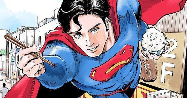 Superman en un nuevo cómic sobre la gastronomía japonesa