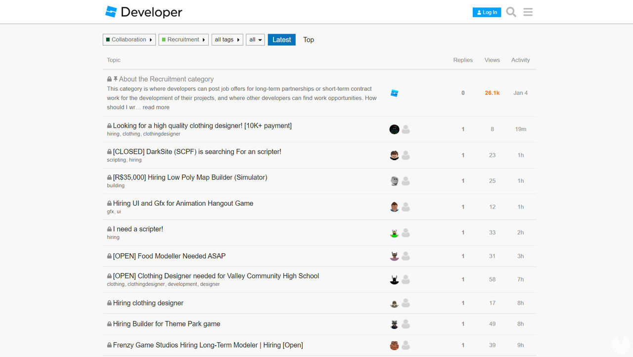 Roblox - Work in Roblox to earn Robux