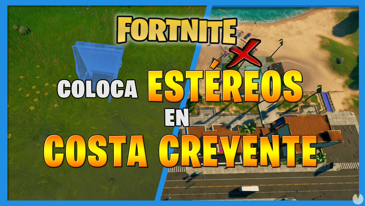 Fortntie: dnde colocar estreos en Costa Creyente - LOCALIZACIN - Fortnite Battle Royale