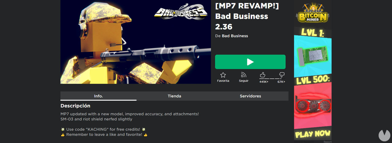 Best Roblox games: Bad Business
