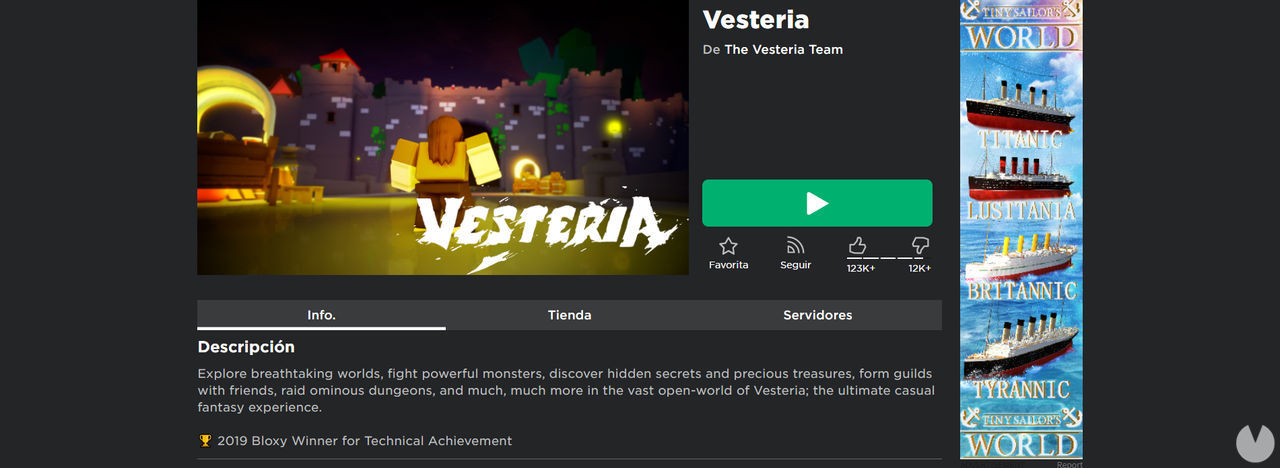 Best Roblox games: Vesteria