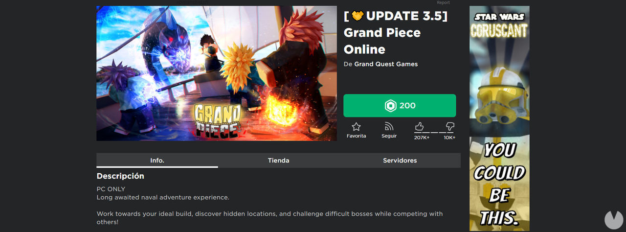 Best Roblox games: Grand Piece Online