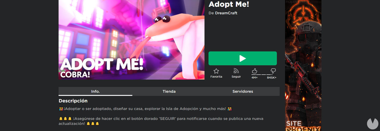 Best Roblox games: Adopt Me!