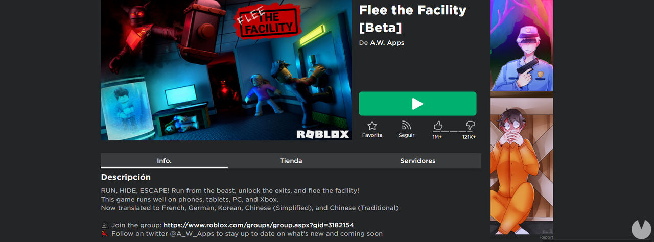 Best Roblox games: Flee the Facility