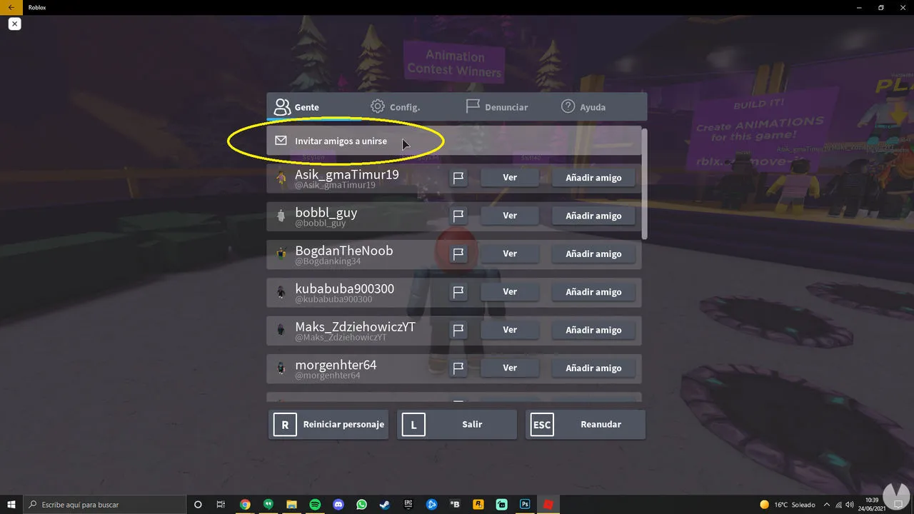 Cómo jugar con amigos a Roblox
