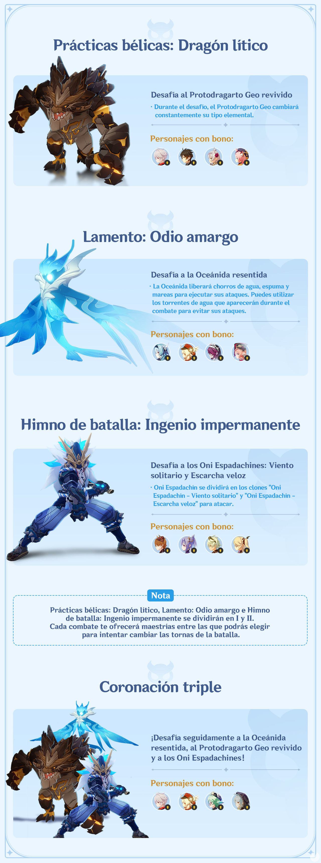 Cómo jugar al evento Leyenda de la espada errante y características