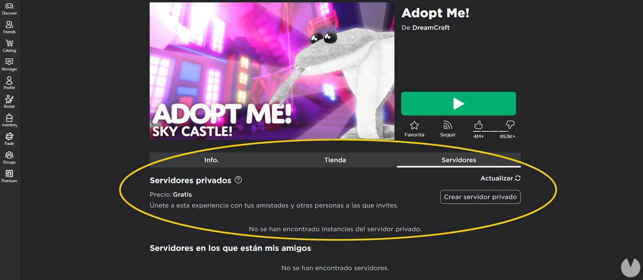 How to create a private server on Roblox