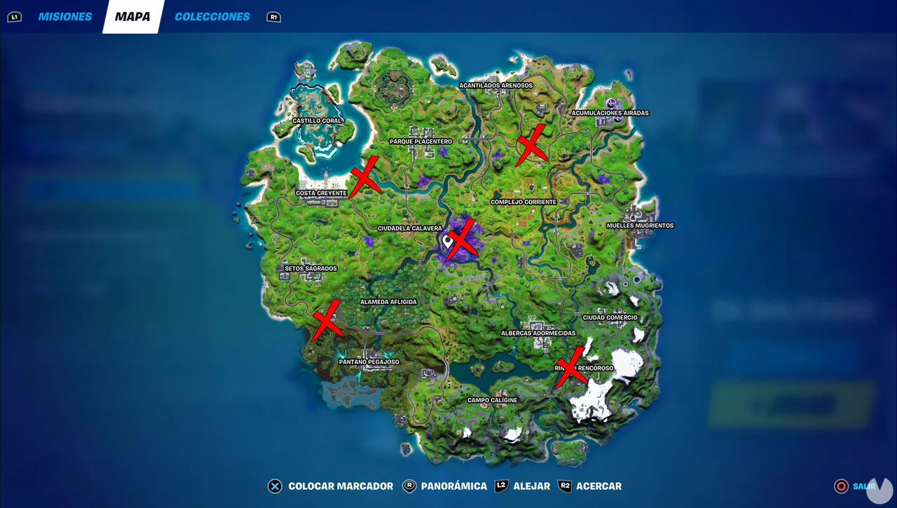 Localizacion De Todos Los Artefactos Alienigenas Fortnite Fortnite T7 Todos Los Artefactos Alienigenas Y Donde Encontrarlos