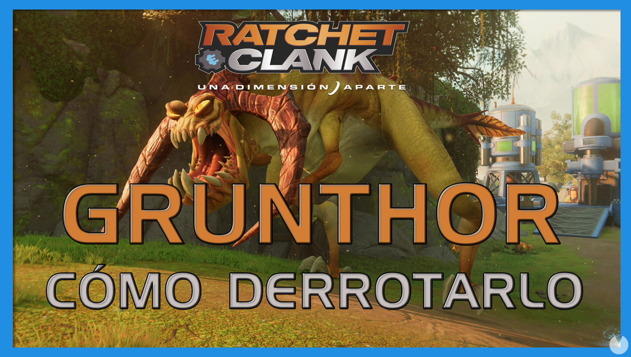 Grunthor en Ratchet & Clank: Una dimensin aparte - Cmo derrotarlo - Ratchet & Clank: Una Dimensin Aparte
