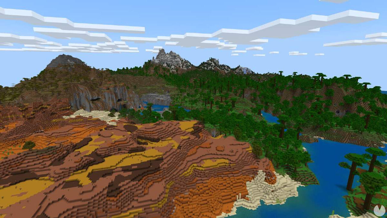 Best Minecraft seeds - Diverse Biomes