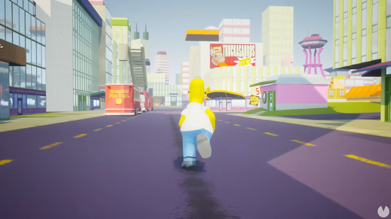 The Simpsons Hit and Run se transforma en mundo abierto en su remake fan en Unreal Engine 5. Noticias en tiempo real