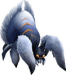 Monster Hunter Rise: Sunbreak - Nuevo tipo de fauna local: Arañas volatineras
