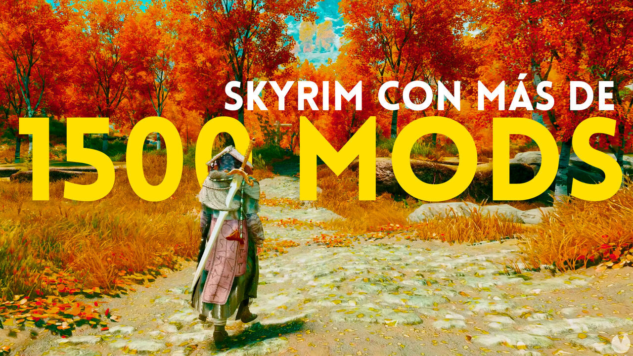 Skyrim parece otro juego con más de 1500 mods instalados en PC