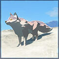 Zelda Tears of the Kingdom - Animal Lobo de las nieves