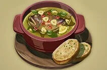 Zelda Tears of the Kingdom - Receta Guiso de pescado al aceite