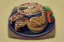 Zelda Tears of the Kingdom - Receta Carne con pescado XL