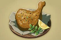 Zelda Tears of the Kingdom - Receta Carne de ave XL frita
