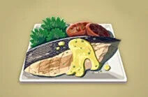 Zelda Tears of the Kingdom - Receta Pescado con salsa