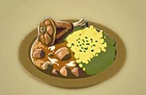 Zelda Tears of the Kingdom - Receta Arroz especiado con pollo XL