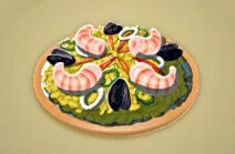 Zelda Tears of the Kingdom - Receta Arroz con marisco