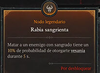 Diablo 4 - Nodos legendarios del panel de Leyenda