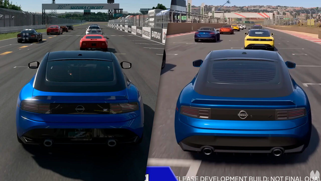 Comparan los gráficos y el rendimiento de Gran Turismo 7 en PS4