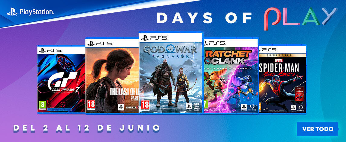 Los Days of Play llegan a GAME con precios especiales en juegos, consolas y periféricos. Noticias en tiempo real