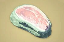 Zelda Tears of the Kingdom - Receta Carne de caza helada