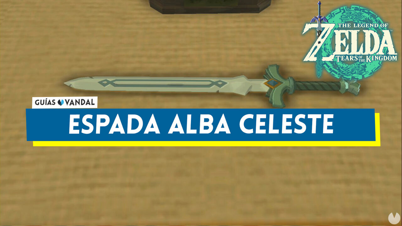 Cmo conseguir Espada alba celeste en Zelda: Tears of the Kingdom - The Legend of Zelda: Tears of the Kingdom