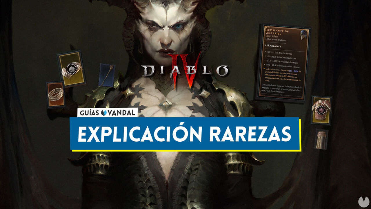 Rarezas en Diablo 4: Explicacin de niveles, calidades y diferencias - Diablo 4