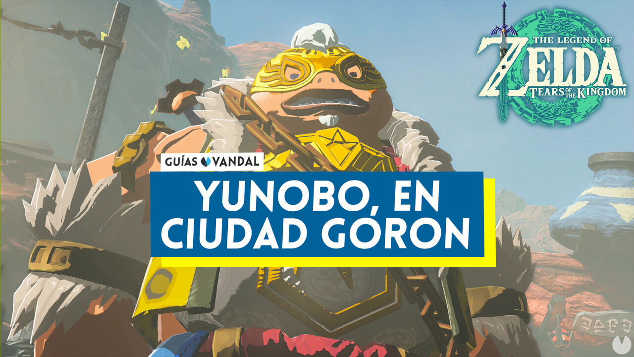 Yunobo, en Ciudad Goron al 100% en Zelda: Tears of the Kingdom - The Legend of Zelda: Tears of the Kingdom