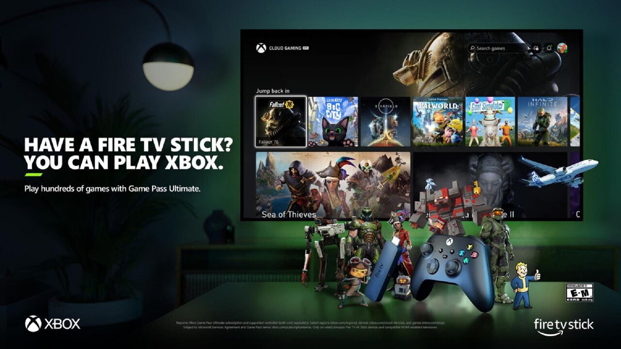 El juego en la nube de Xbox Game Pass llega a Amazon Fire TV el mes que viene