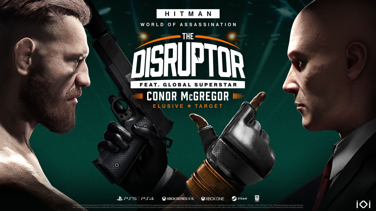 Conor McGregor llega a Hitman en una nueva misión que está disponible gratis para todos los jugadores