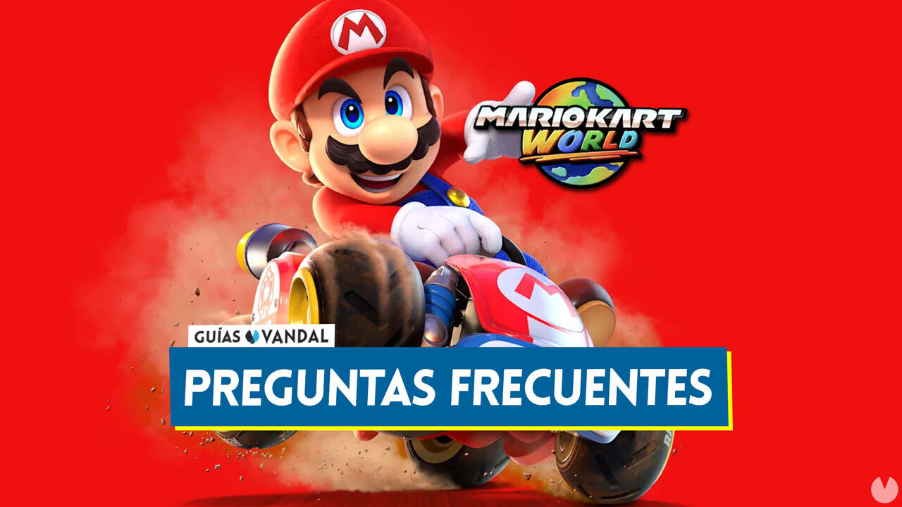 Preguntas frecuentes en Mario Kart World - Mario Kart World