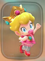 Mario Kart World - Personaje jugable Bebé Peach