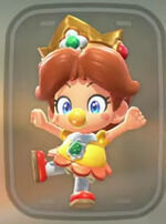 Mario Kart World - Personaje jugable Bebé Daisy
