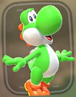 Mario Kart World - Personaje jugable Yoshi