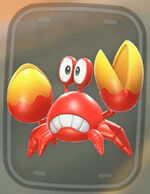 Mario Kart World - Personaje jugable Cangrejo