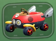 Mario Kart World - Vehículo secreto Marchimotas GTI