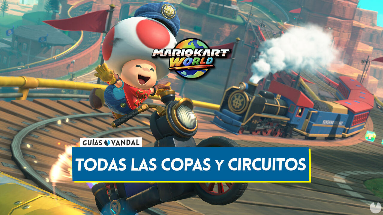 Todas las Copas y circuitos de Mario Kart World y cmo desbloquearlas - Mario Kart World