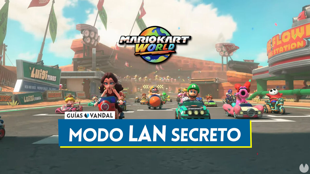 Mario Kart World: Cmo activar el modo LAN oculto para 24 jugadores? - Mario Kart World