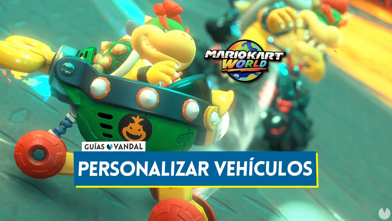 Mario Kart World: Cmo personalizar vehculos y cambiar su aspecto? - Mario Kart World