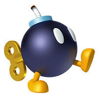 Mario Kart World - Detalles del objeto Bob-omb