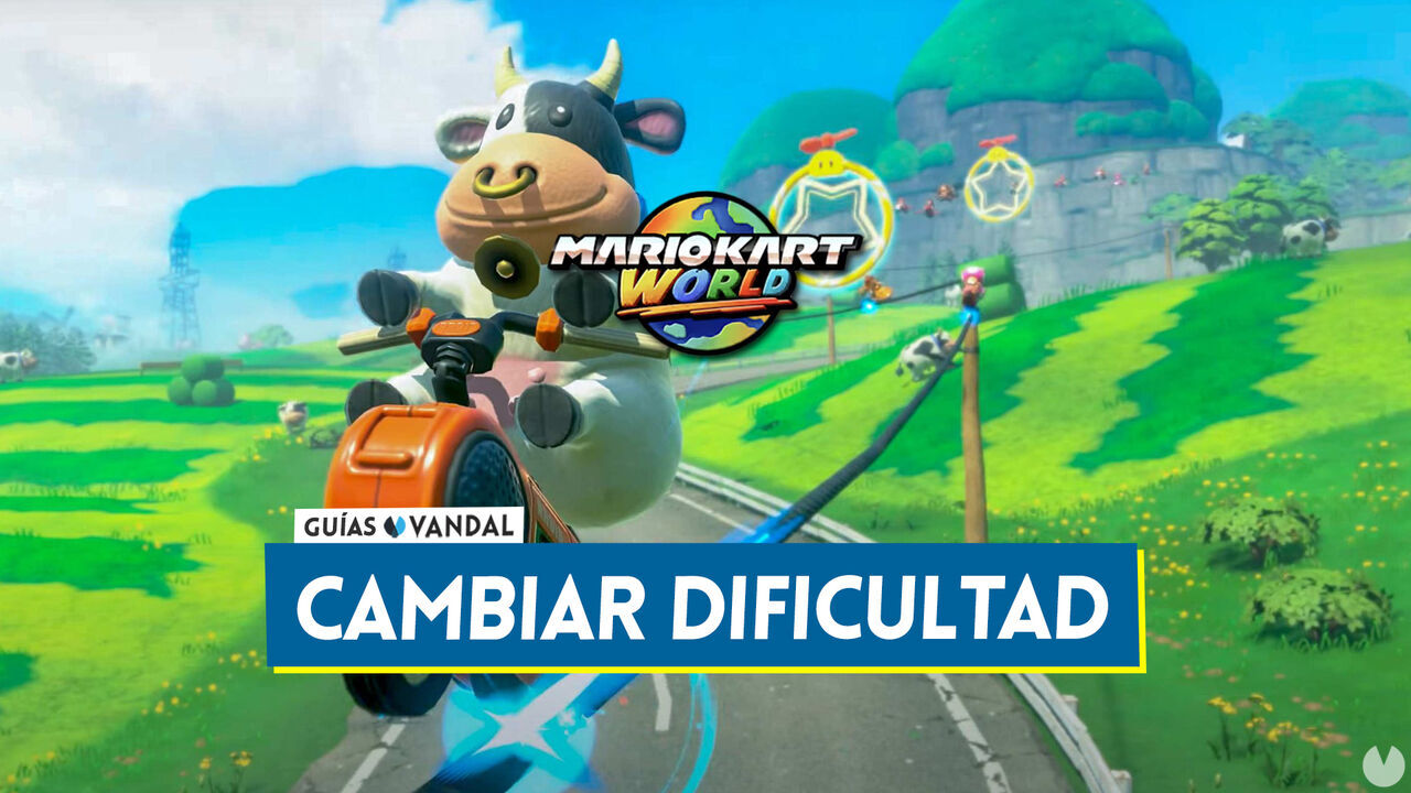 Mario Kart World: Cmo cambiar la dificultad de la CPU y qu niveles hay? - Mario Kart World