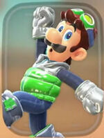 Mario Kart World - Traje Luigi Trotamundos