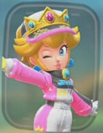 Mario Kart World - Traje Peach Piloto pro