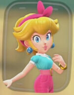 Mario Kart World - Traje Peach Turista